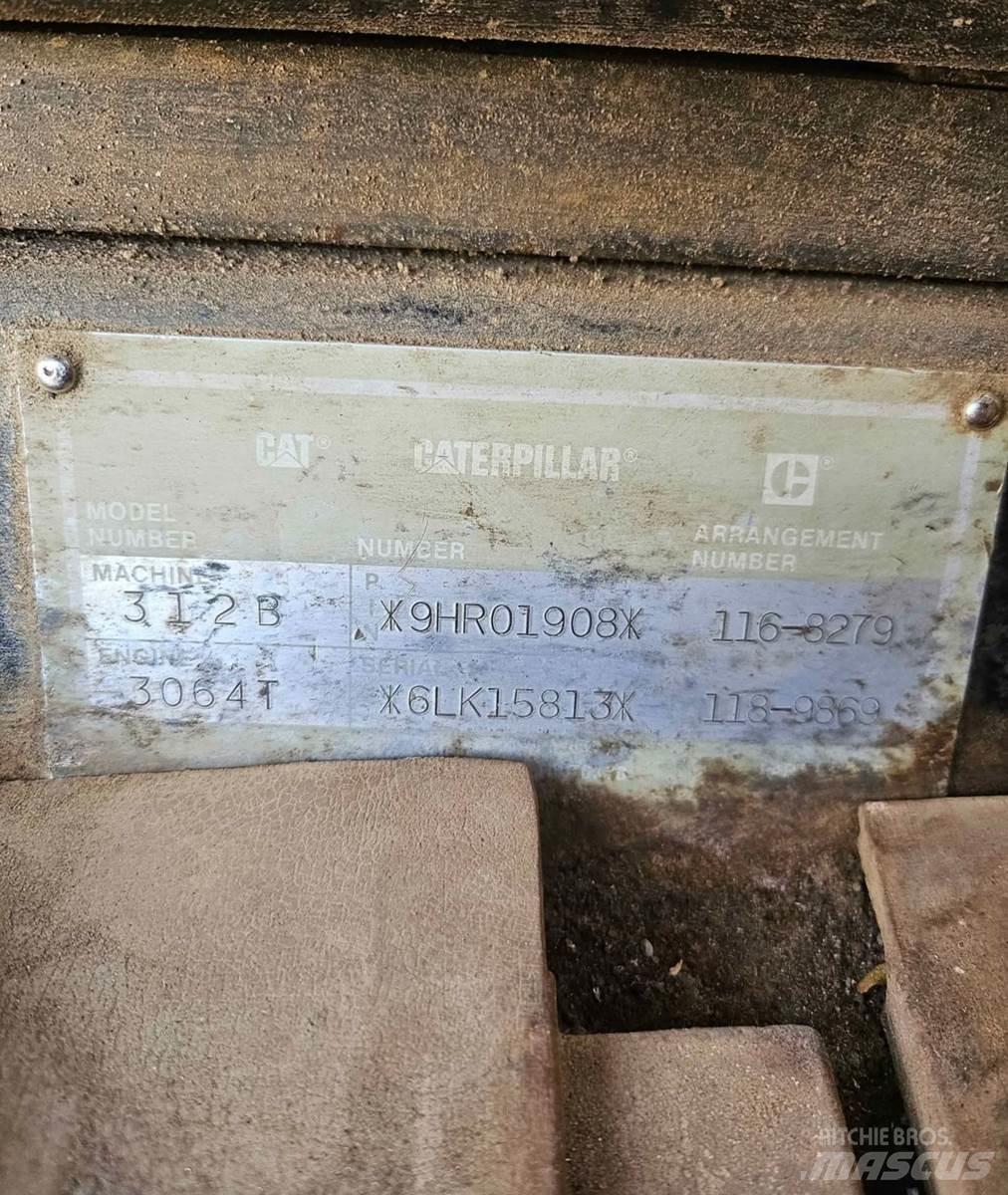 CAT 312B Lánctalpas kotrók