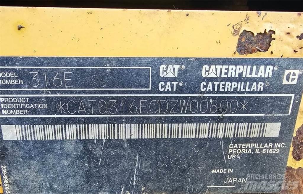 CAT 316EL Lánctalpas kotrók