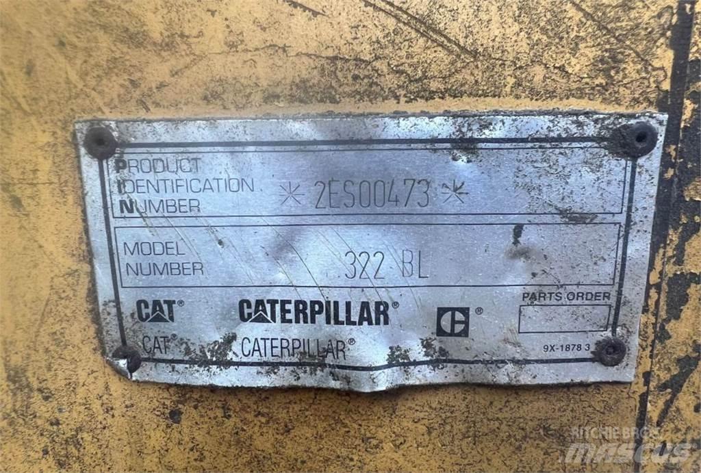 CAT 322BL Lánctalpas kotrók