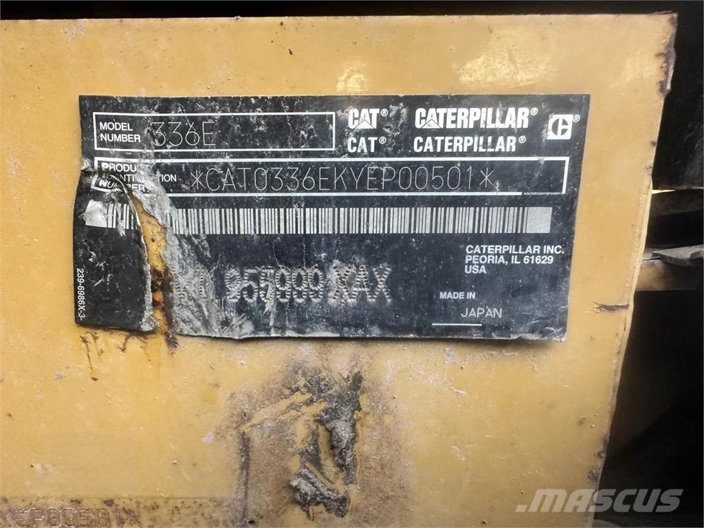 CAT 336EL Lánctalpas kotrók