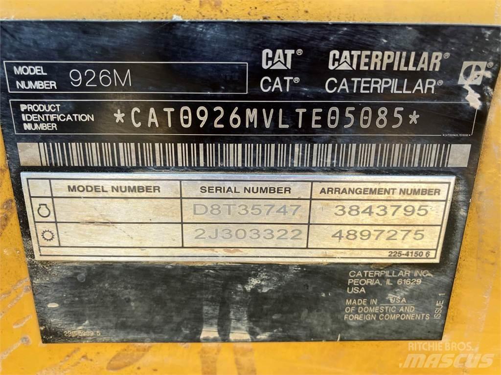 CAT 926M Gumikerekes homlokrakodók