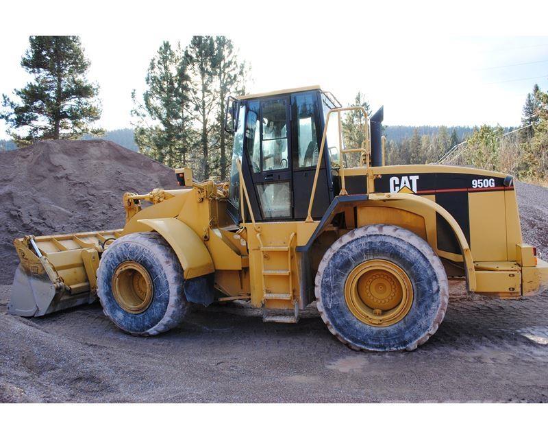 CAT 950G Gumikerekes homlokrakodók