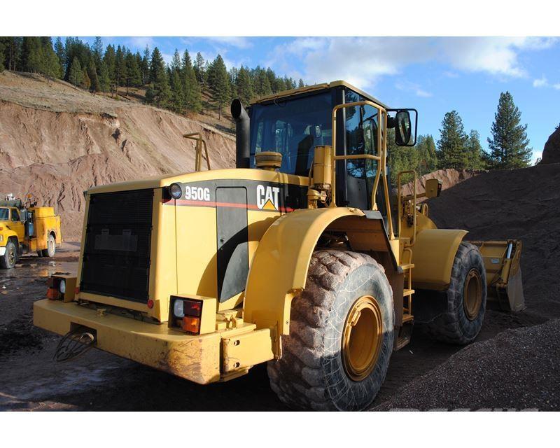 CAT 950G Gumikerekes homlokrakodók