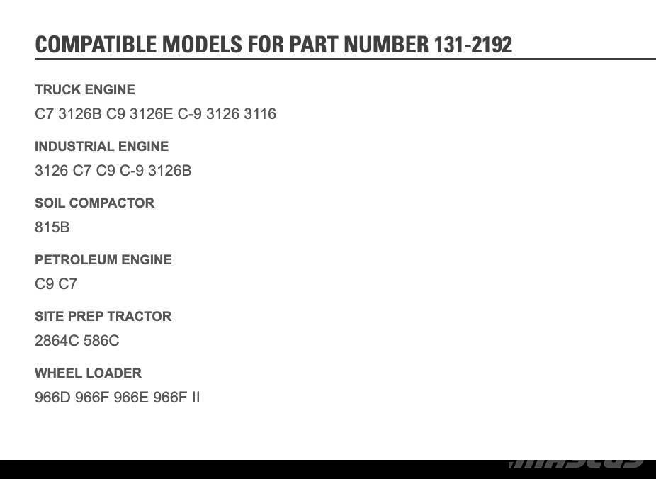 CAT C7 Motorok