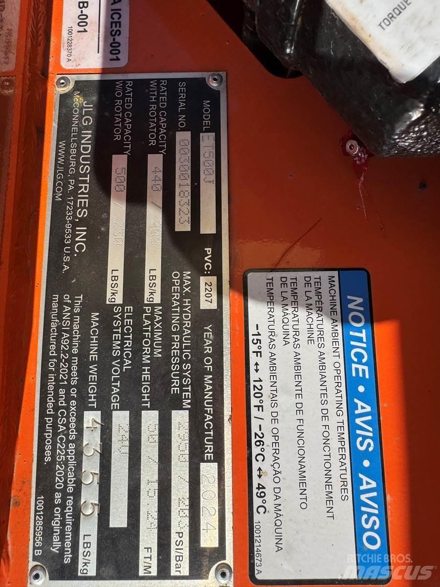 JLG ET500J Pótkocsira szerelt emelők és állványok