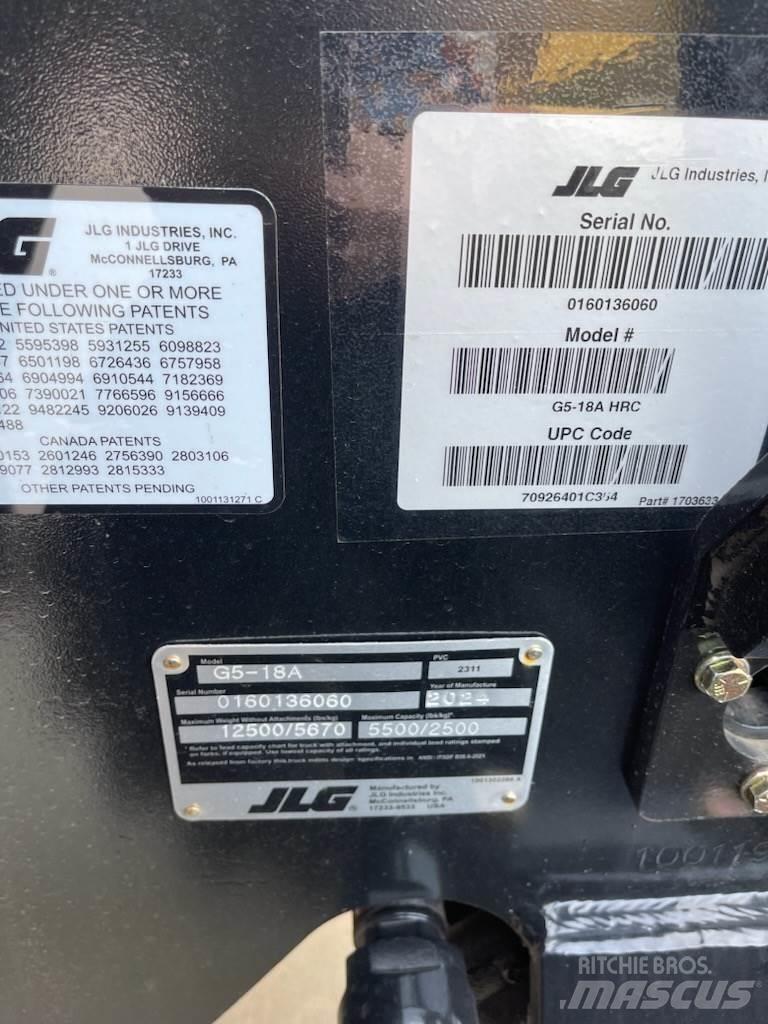 JLG G5-18A Teleszkópos rakodók