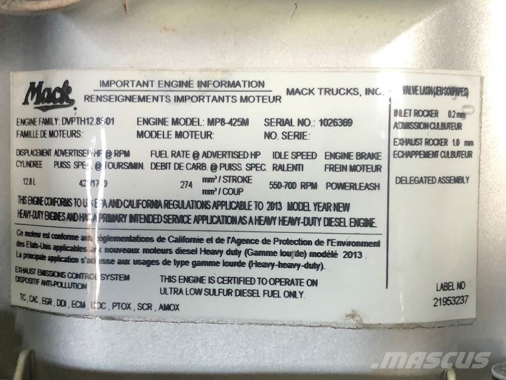 Mack MP8 Motorok