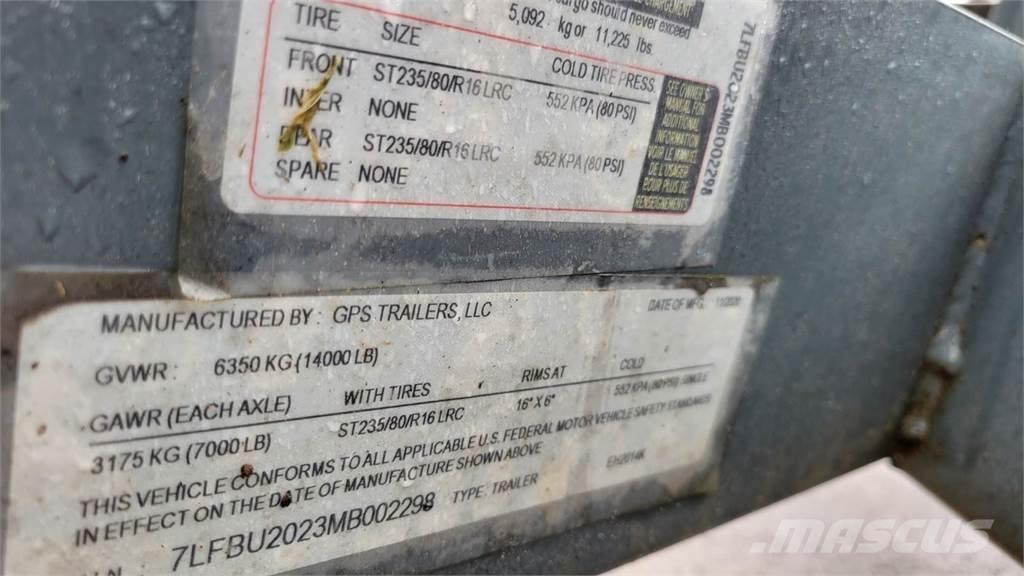  Unmarked Könnyű pótkocsik