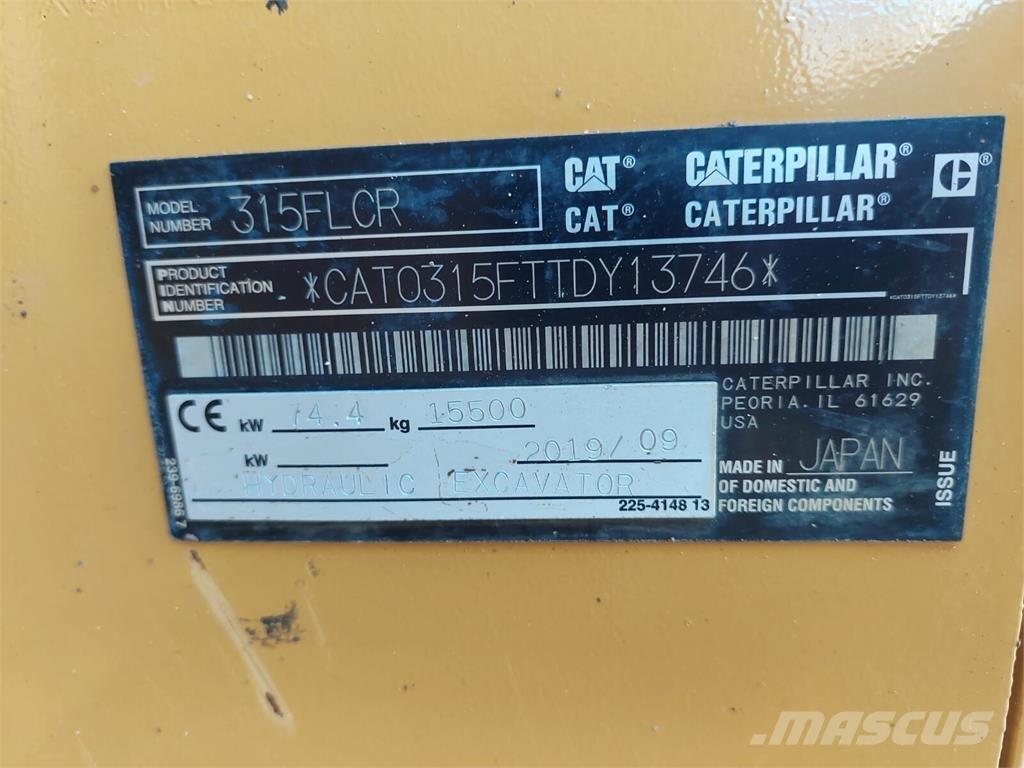 CAT 315FLCR Lánctalpas kotrók