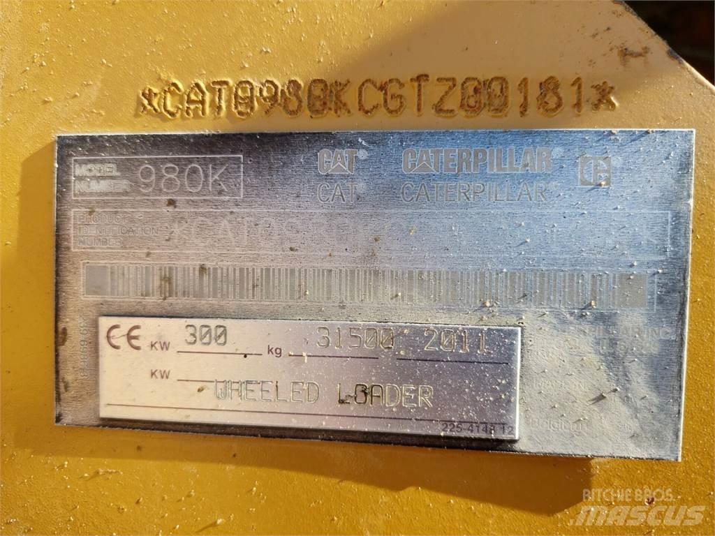 CAT 980K Gumikerekes homlokrakodók