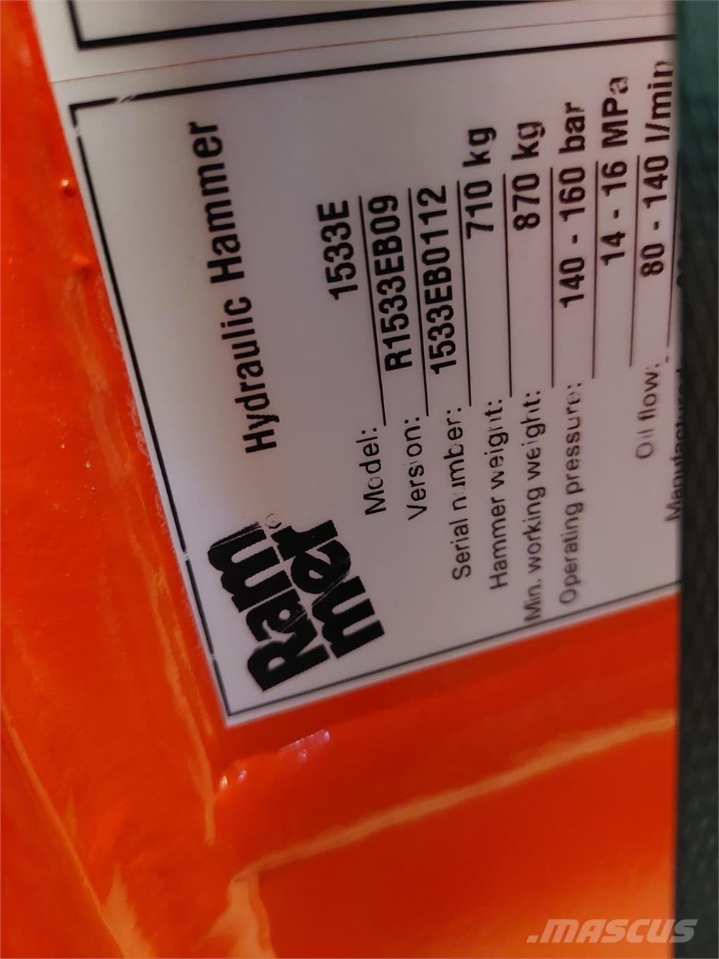 Rammer 1533E Építőipar - Egyebek