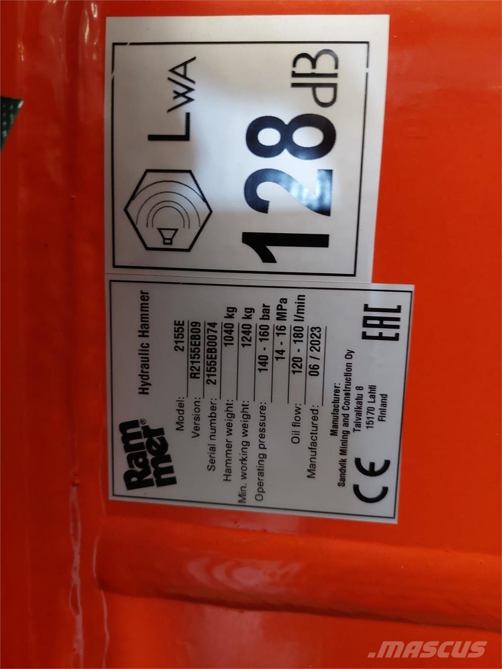 Rammer 2155E Építőipar - Egyebek