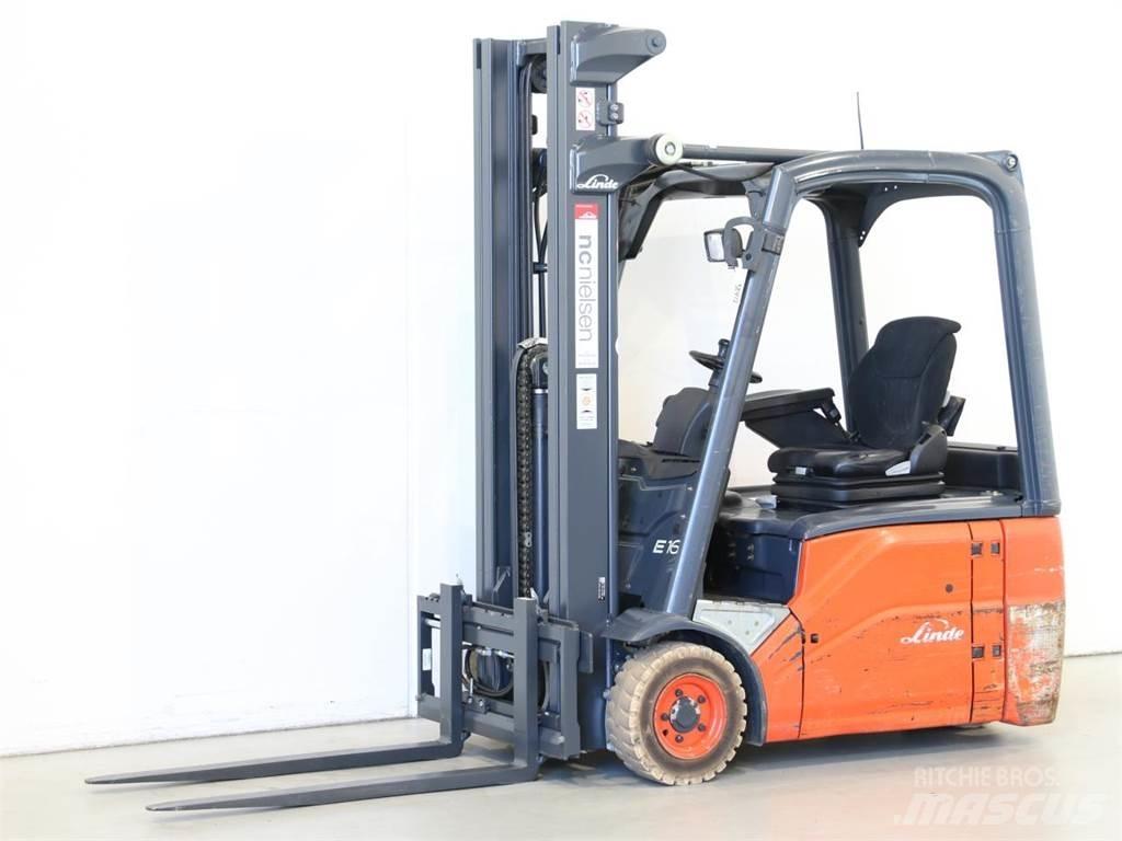 Linde E16/386-01 Elektromos targoncák