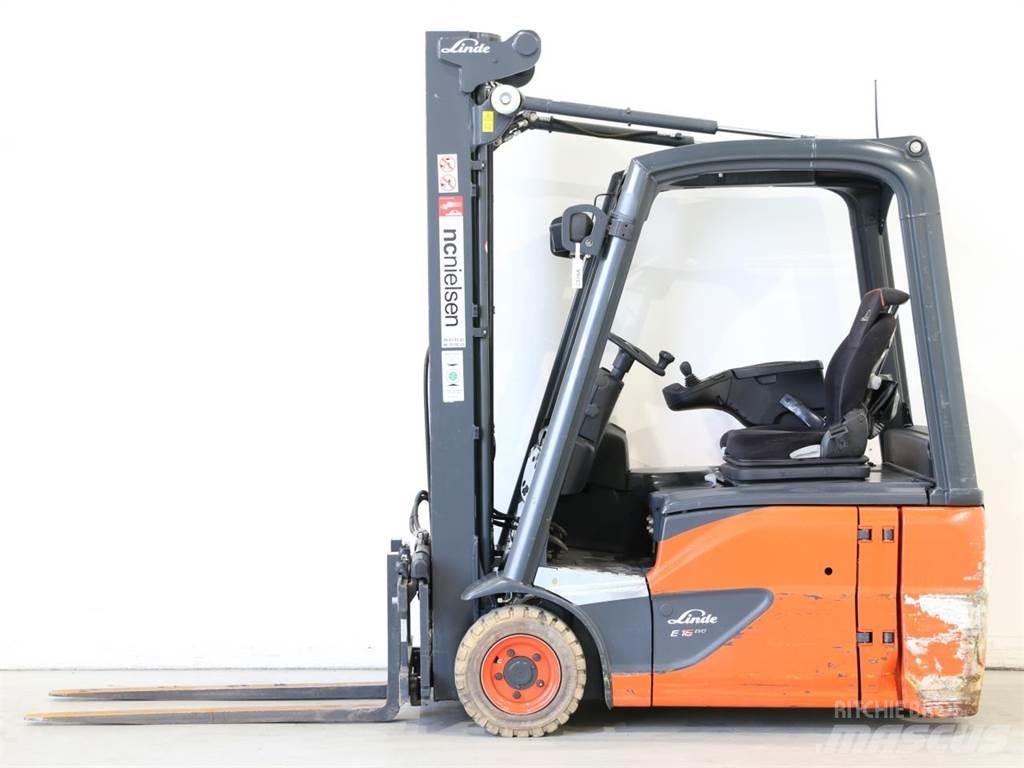 Linde E16/386-02 EVO Elektromos targoncák