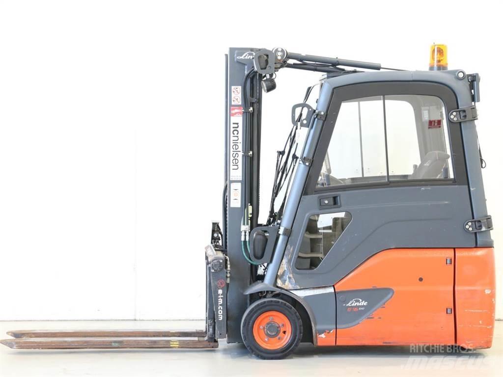 Linde E16/386-02 EVO Elektromos targoncák