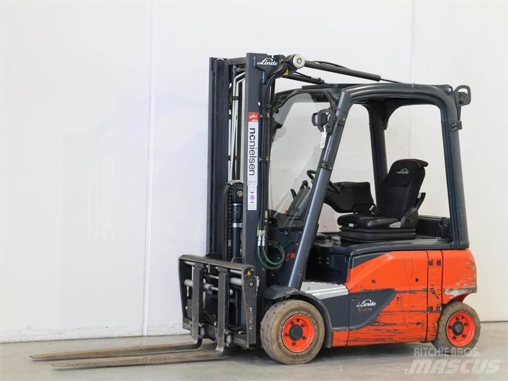 Linde E16P/386-02 Elektromos targoncák