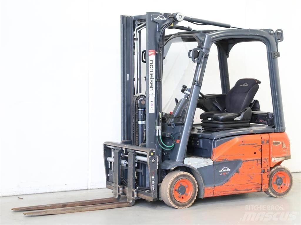 Linde E16P/386-02 Elektromos targoncák