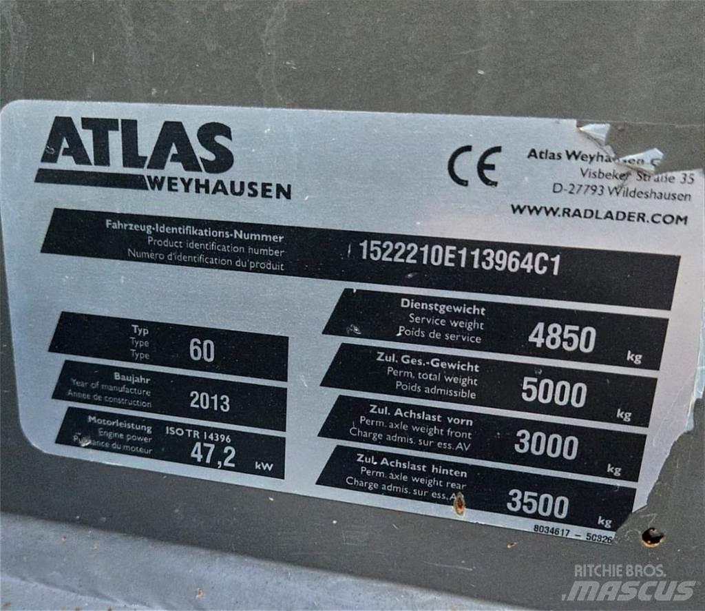 Atlas AR60 Gumikerekes homlokrakodók