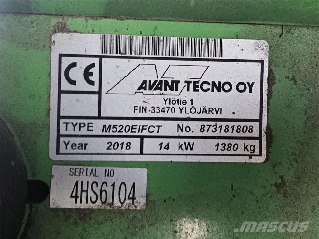 Avant M520 Mini homlokrakodók