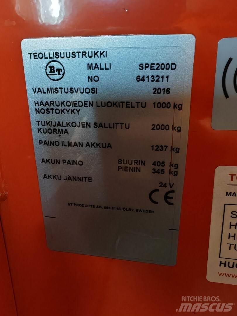 BT SPE200D Targoncák-Egyéb