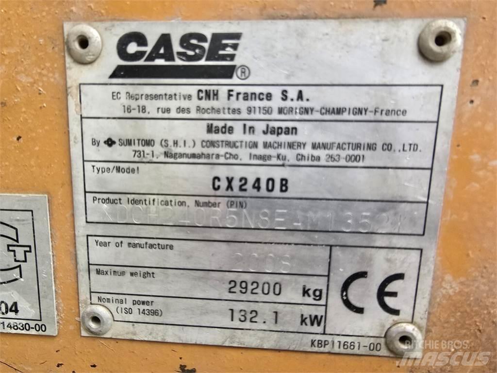 CASE CX 240 B Lánctalpas kotrók