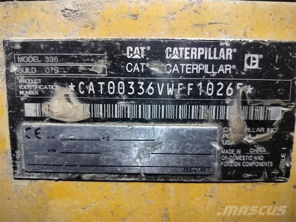 CAT 336 Lánctalpas kotrók