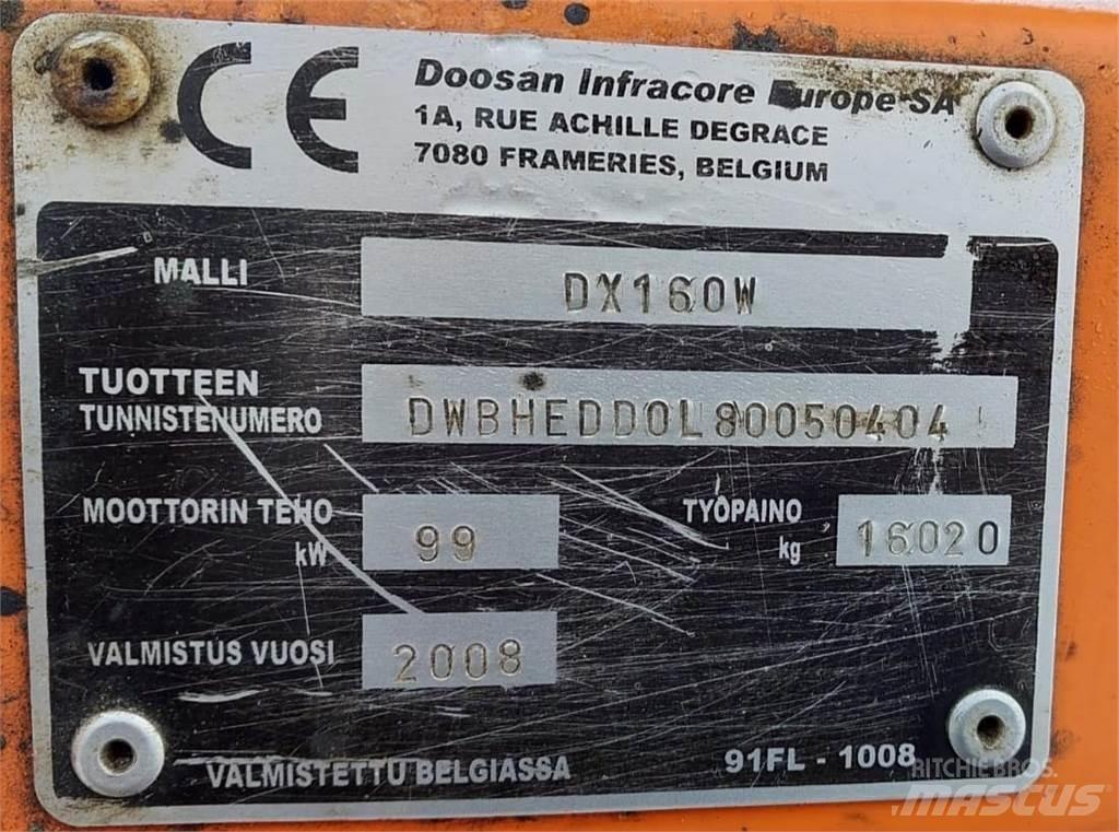 Doosan DX160W Lánctalpas kotrók