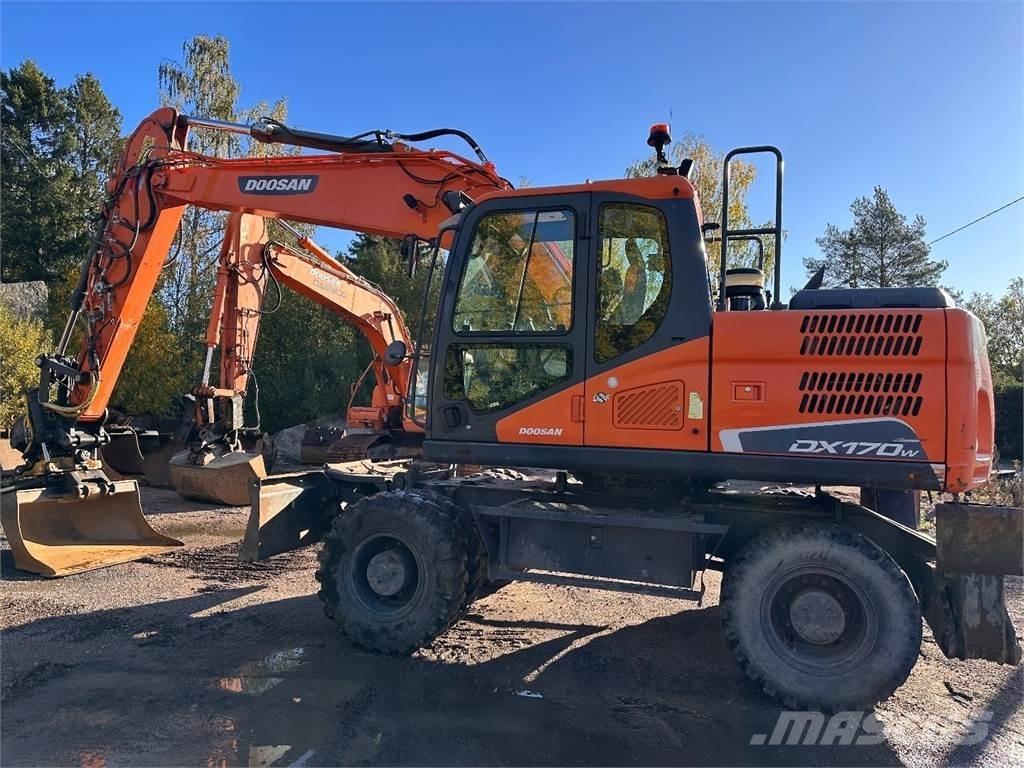Doosan DX170W-5 Gumikerekes kotrók