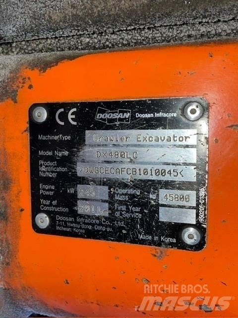Doosan DX480LC Lánctalpas kotrók