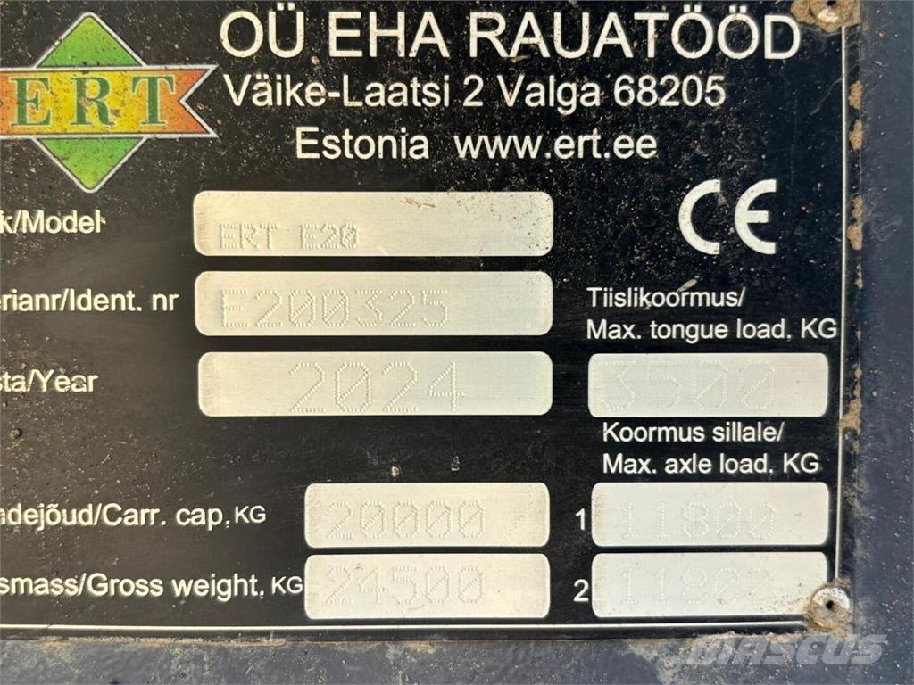 ERT E 20 Billenő Mezőgazdasági pótkocsik