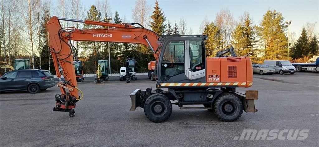 Hitachi ZX170W-3 Gumikerekes kotrók