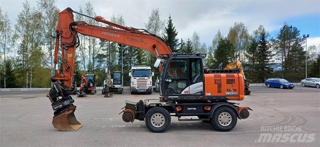 Hitachi ZX190W-6 Gumikerekes kotrók