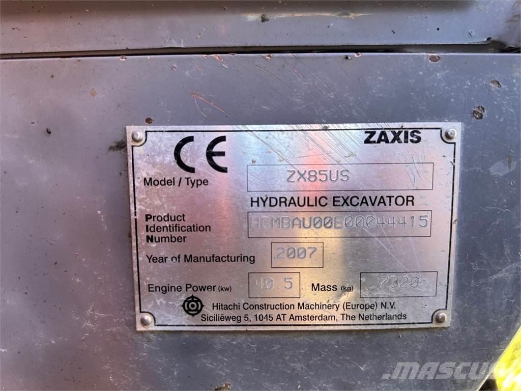 Hitachi ZX85 US Közepes (midi) kotrók 7 t - 12 t