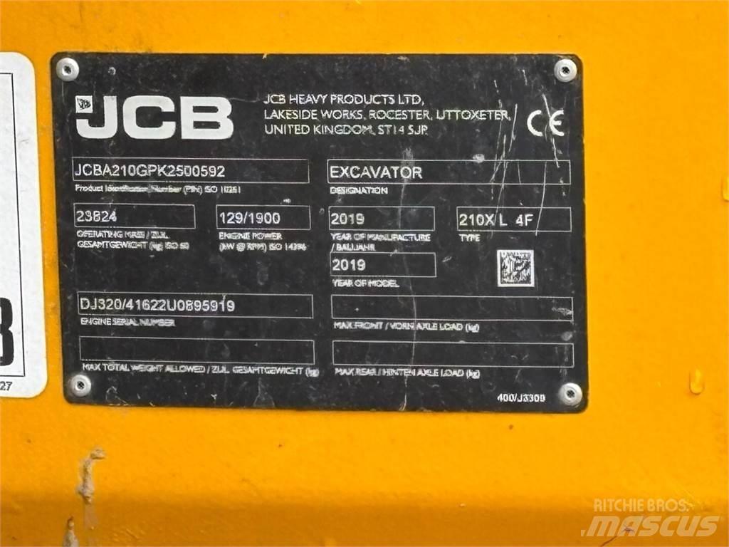 JCB 210 X L 4F Lánctalpas kotrók