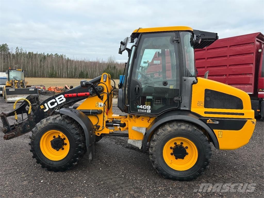 JCB 409 Gumikerekes homlokrakodók