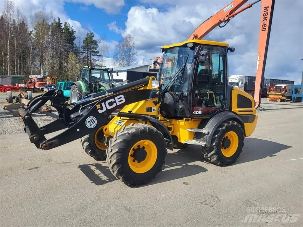 JCB 409 T4 Gumikerekes homlokrakodók