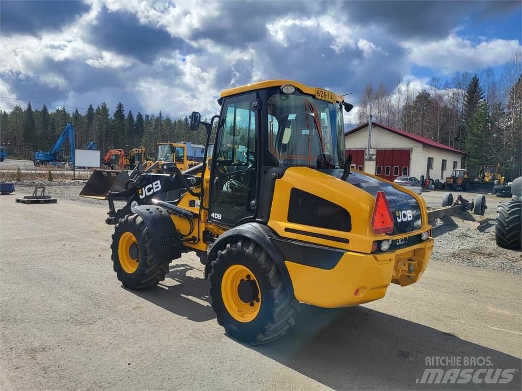 JCB 409 T4 Gumikerekes homlokrakodók