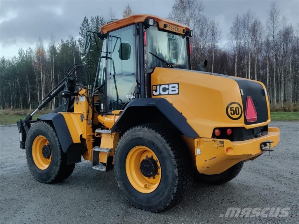 JCB 413 K T4 Gumikerekes homlokrakodók