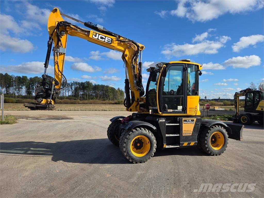 JCB Hydradig 110W Gumikerekes kotrók