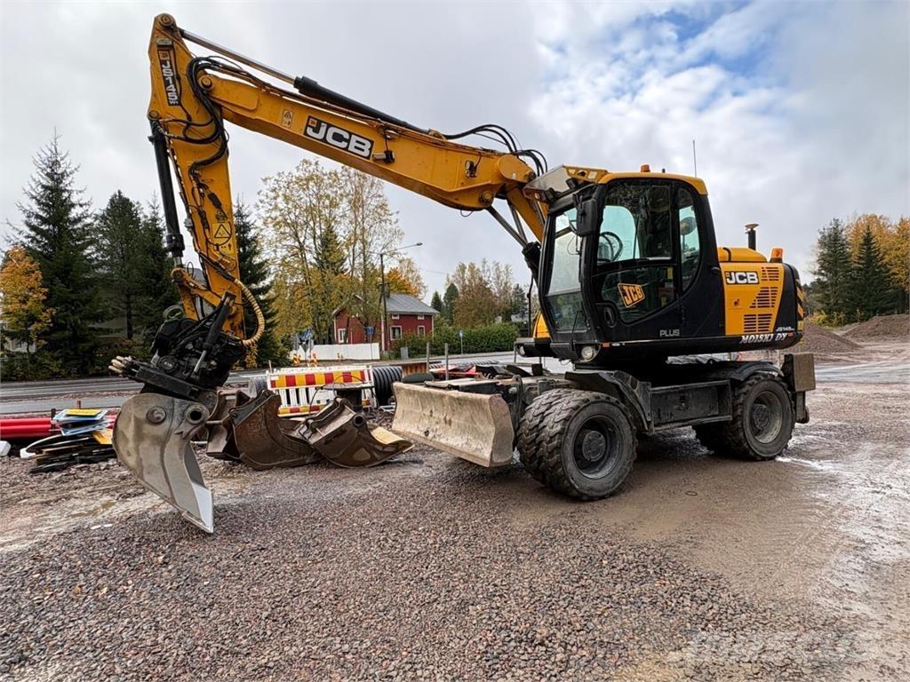 JCB JS 145 W Plus Gumikerekes kotrók