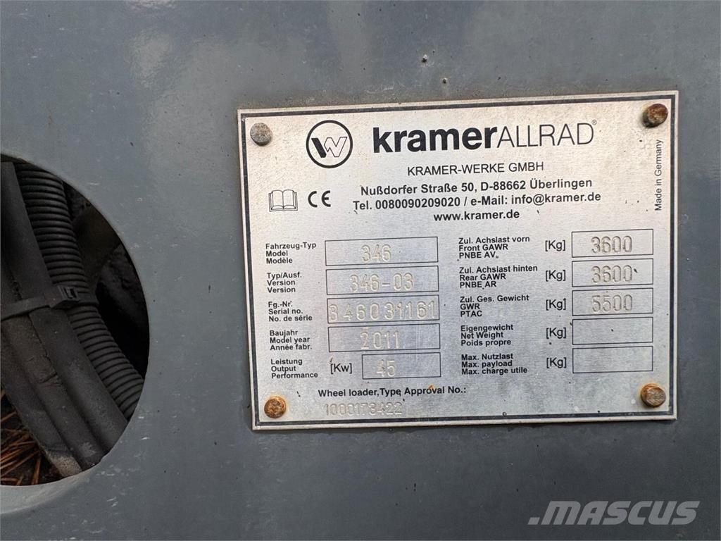 Kramer 750 Gumikerekes homlokrakodók
