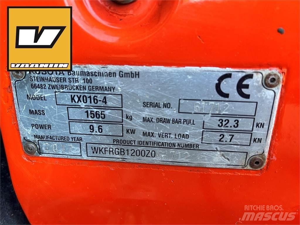 Kubota KX016-4 Mini kotrók < 7t