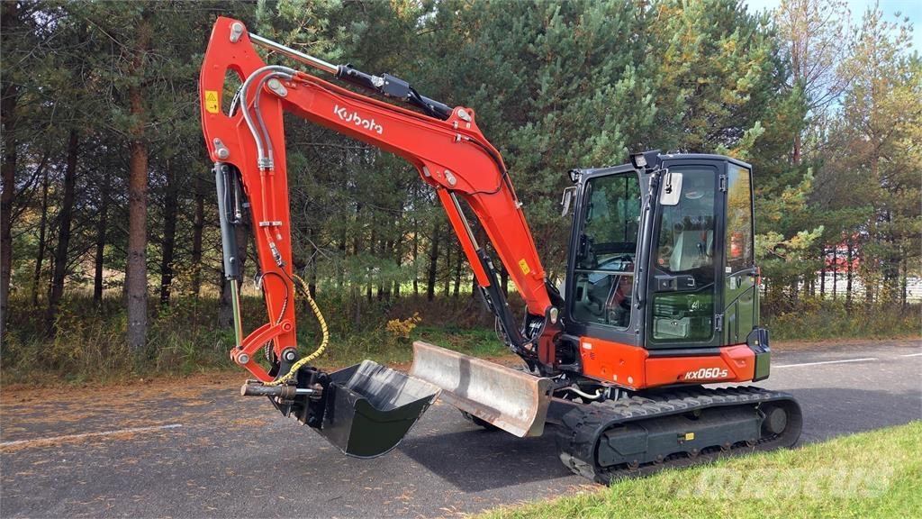 Kubota KX060-5 Mini kotrók < 7t