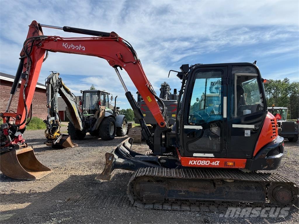 Kubota KX080-4 Közepes (midi) kotrók 7 t - 12 t