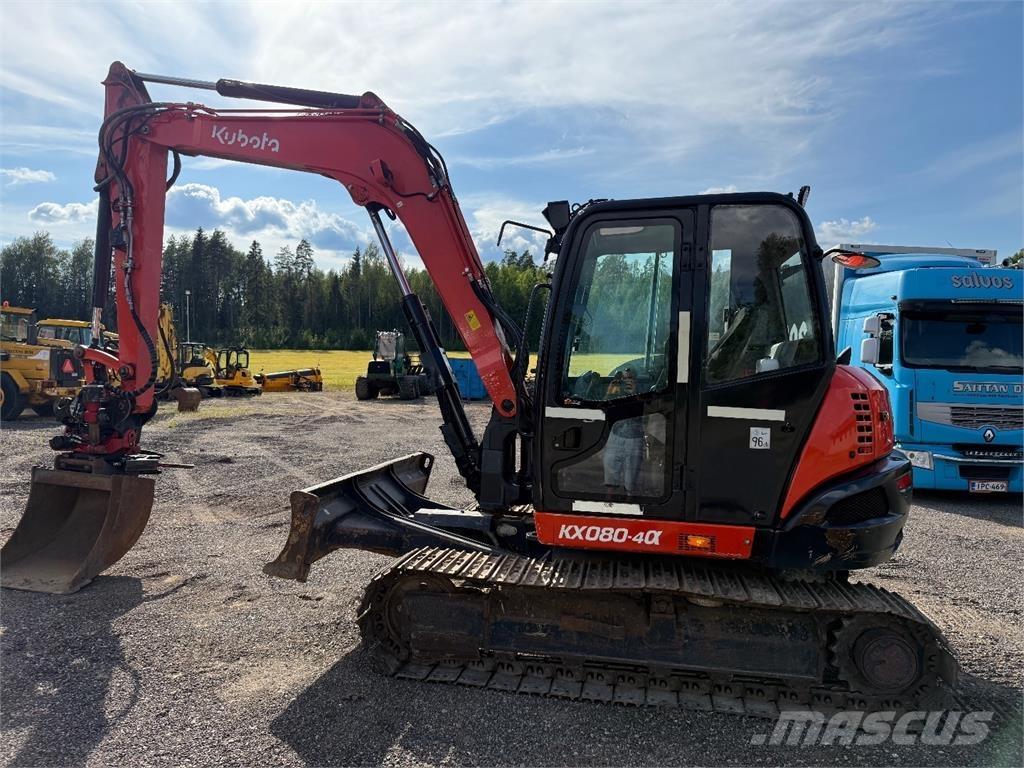 Kubota KX080-4 Közepes (midi) kotrók 7 t - 12 t