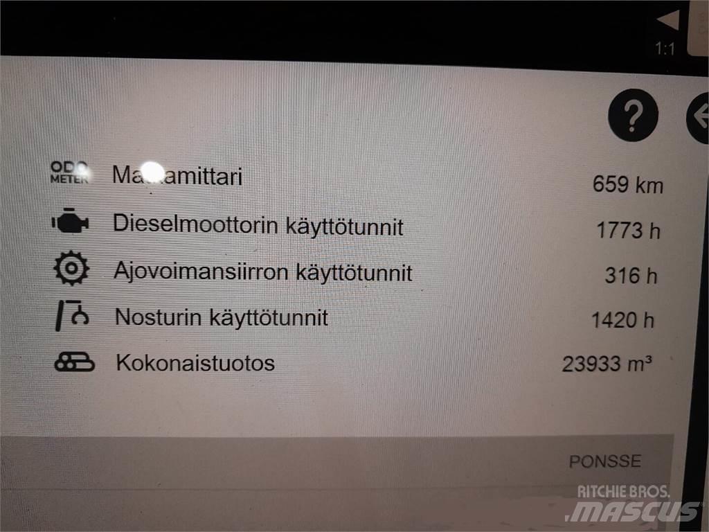 Ponsse Scorpion Betakarítók