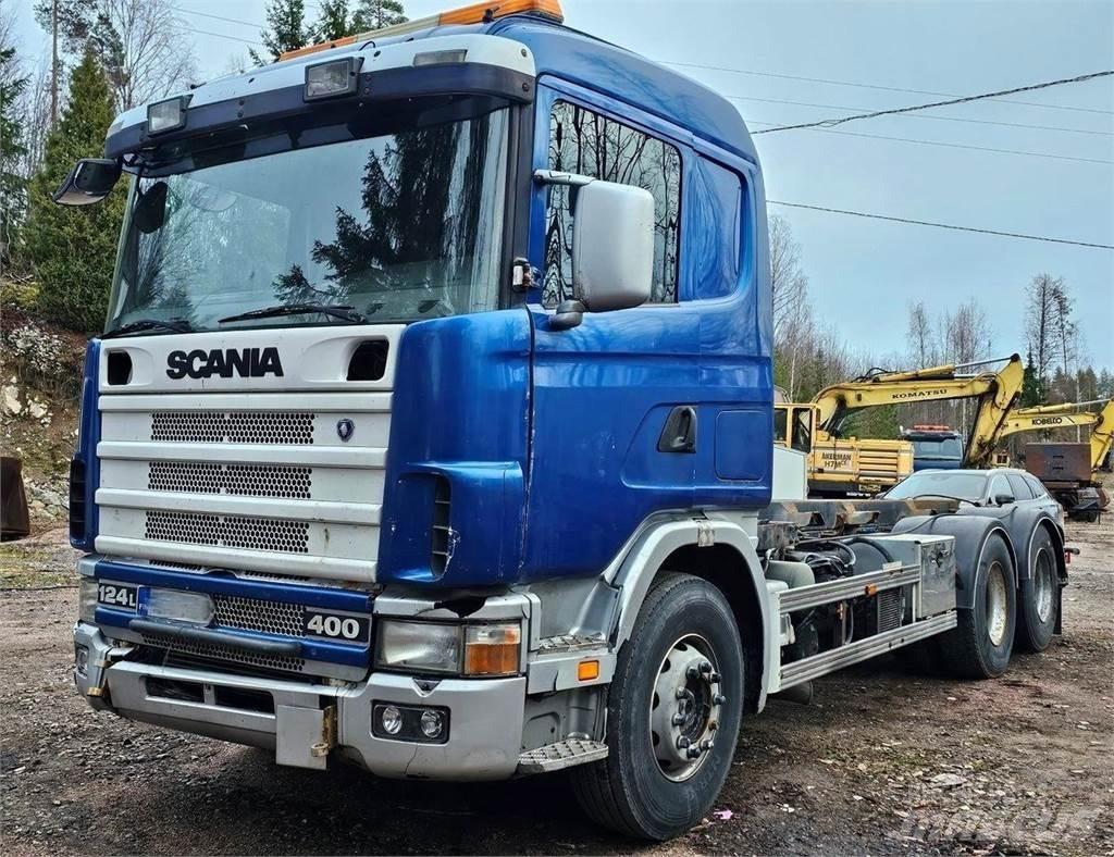 Scania 124 L 6x2 Horgos rakodó teherautók