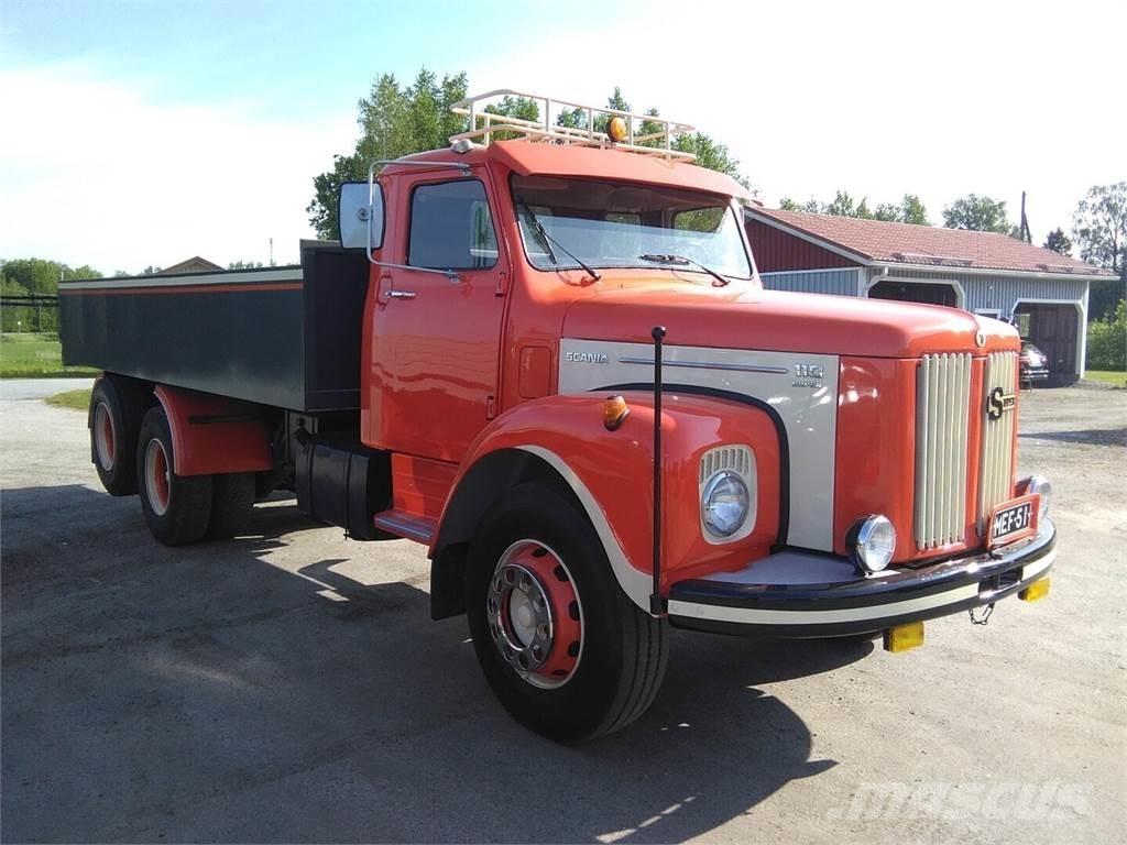 Scania LS 110 S Platós / Ponyvás teherautók
