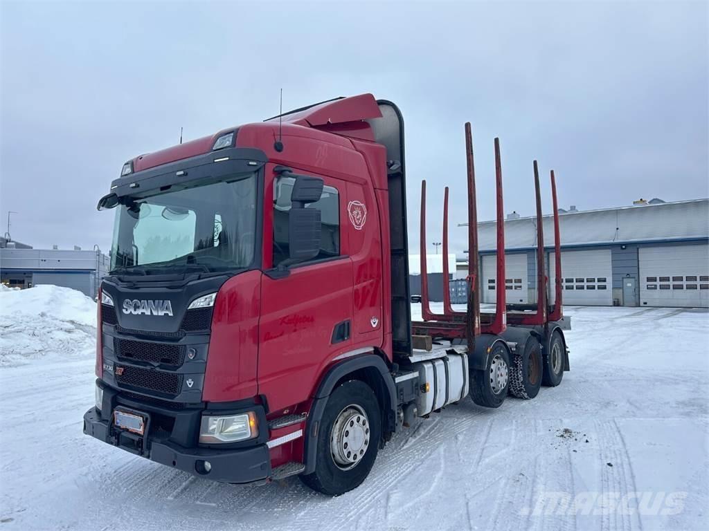 Scania R730 8x4 Rönkszállító teherautók
