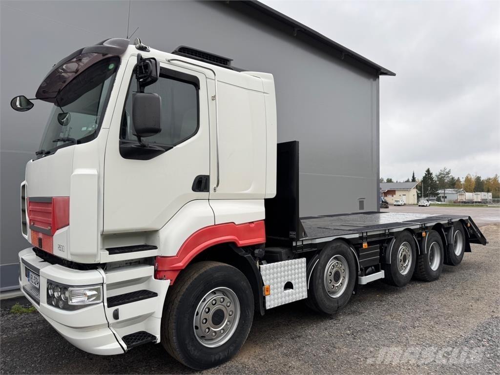Sisu R500 10x4 erdészeti gépszállító teherautók